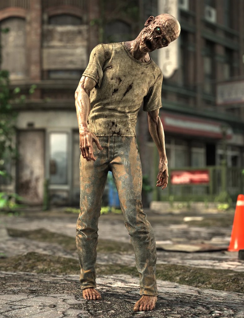 Long Time Dead: Zombie Character and Clothes for Genesis 9