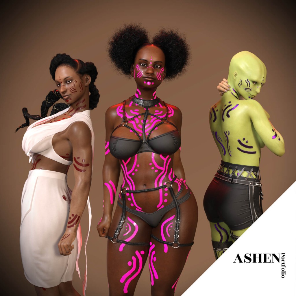 Alomar Body Paint for G8F