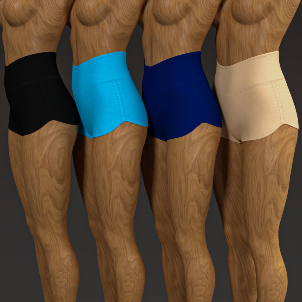 EliteDZ_High Waist Booty Short G8F