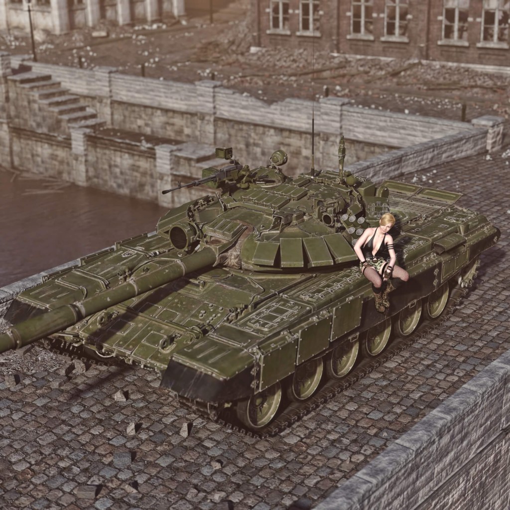T72 Tank for DAZ3D
