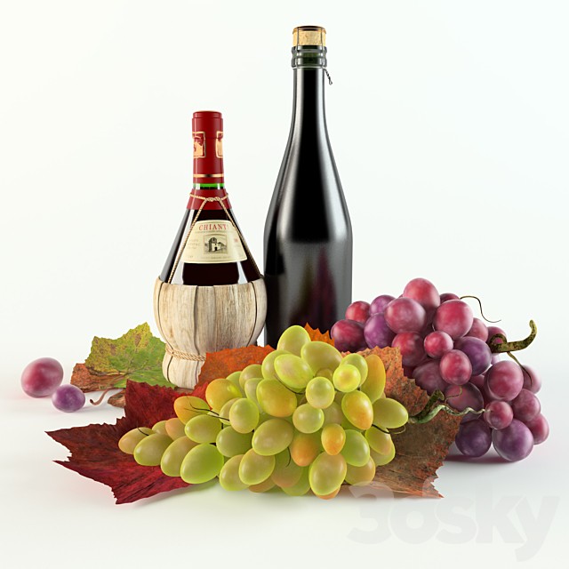 Wine and grapes