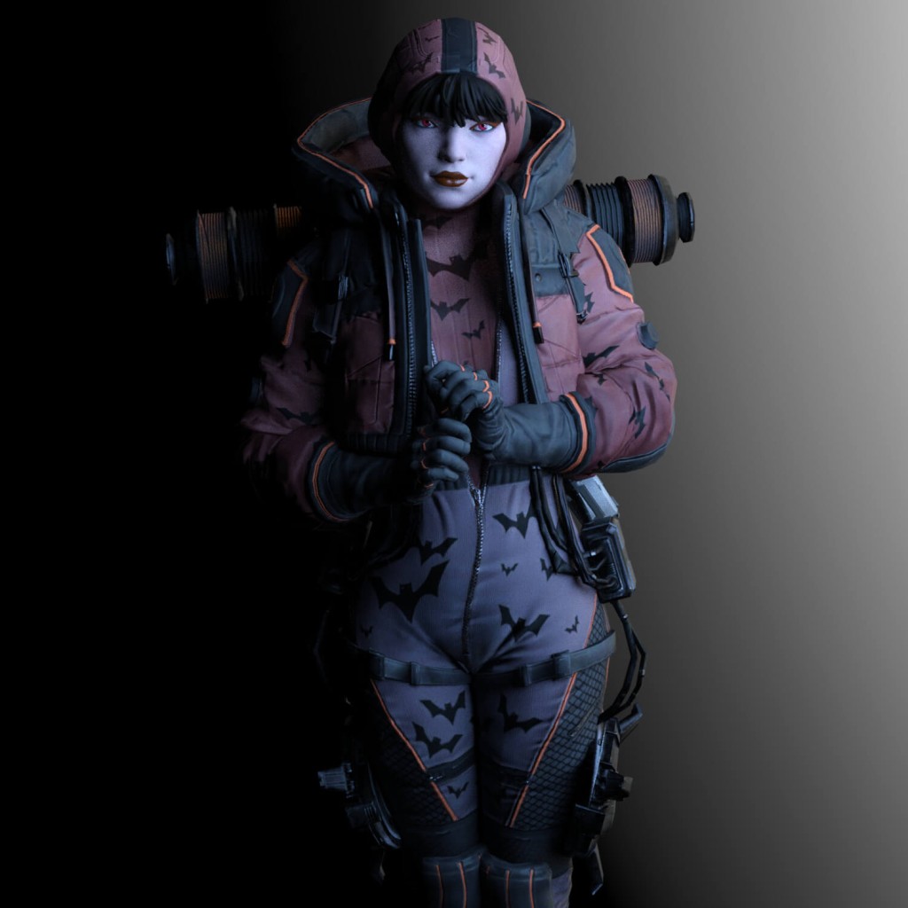 Wattson Winged Menace for Genesis 8 Female