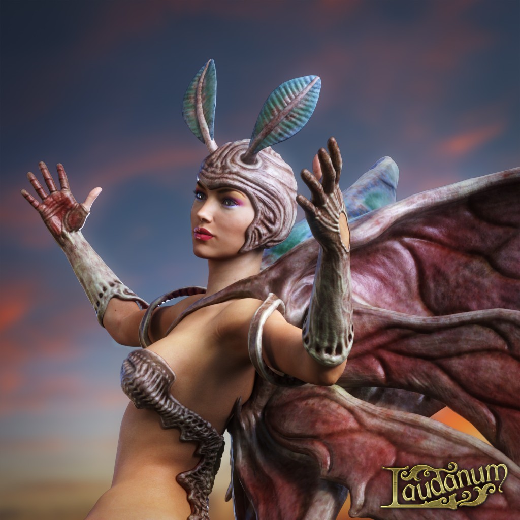 Biosuit Butterfly for Genesis 3 Female