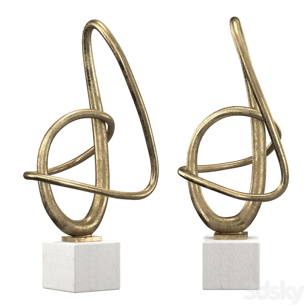 Hoop Sculpture Gold