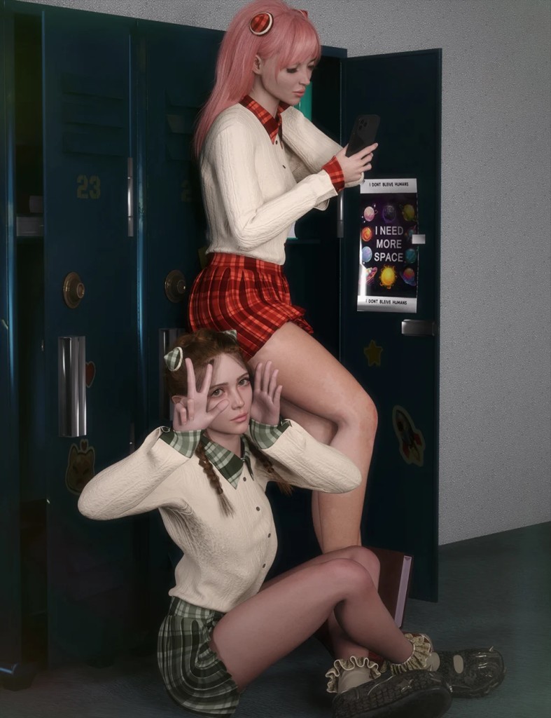 School Outfit Texture Add-On