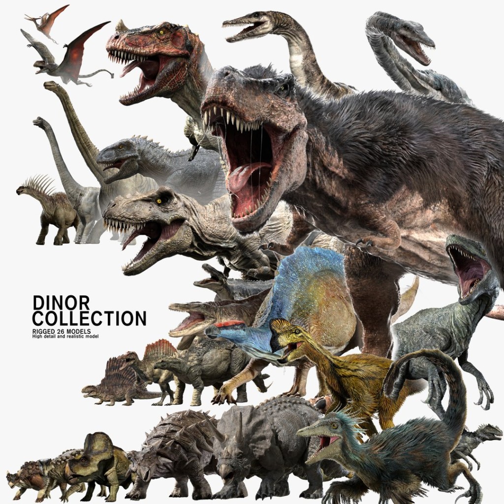 Dinosaur Collection3 Rigged