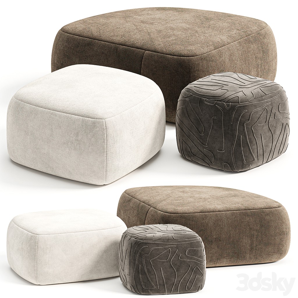 Flou Pouf PIERRE