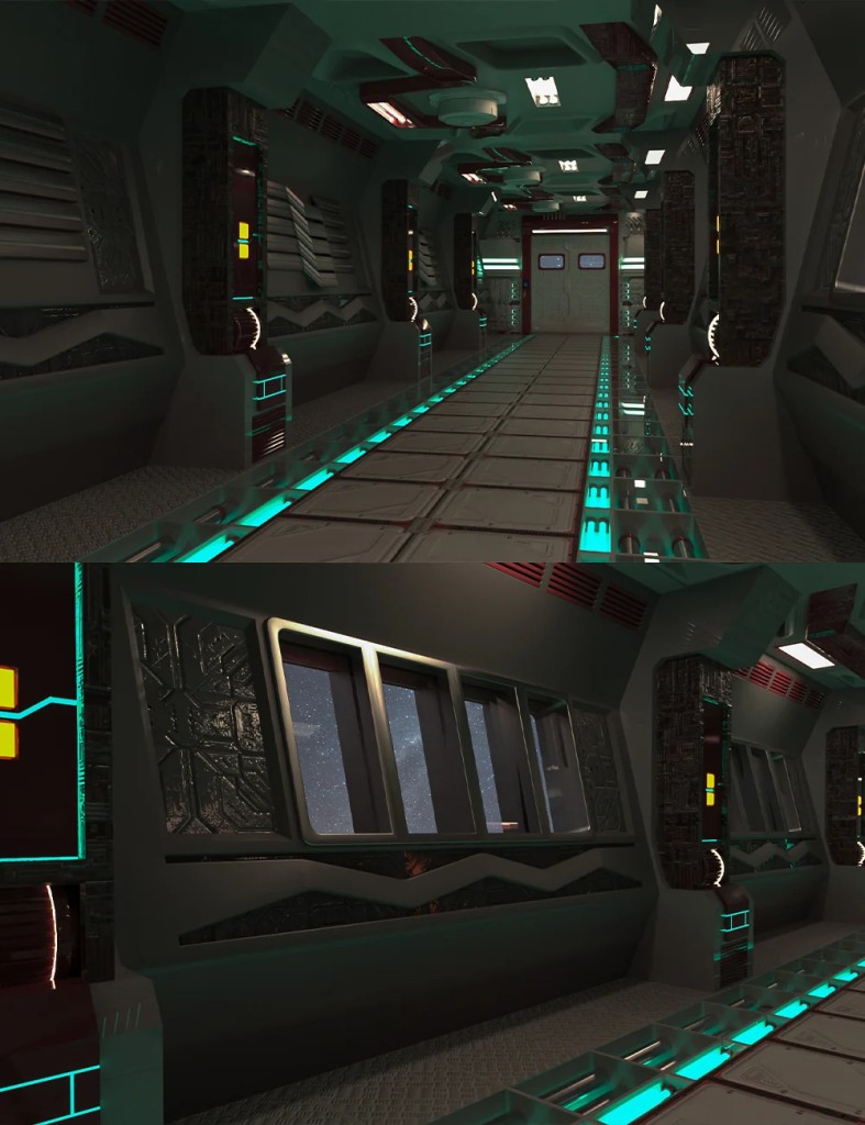 Iconic Sci-fi Hallway