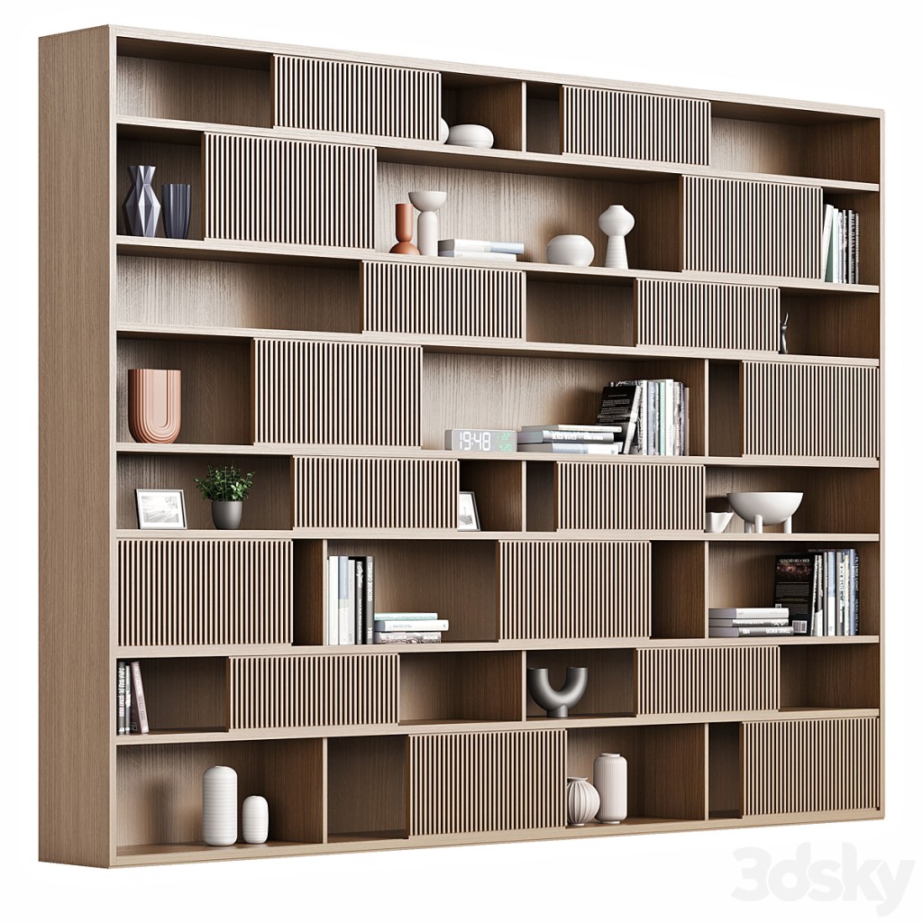 Bookshelf with decor