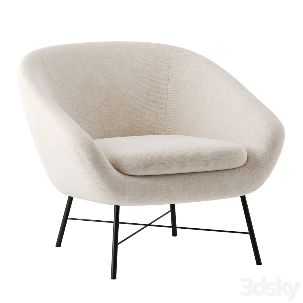Barrow lounge chair by Ethnicraft