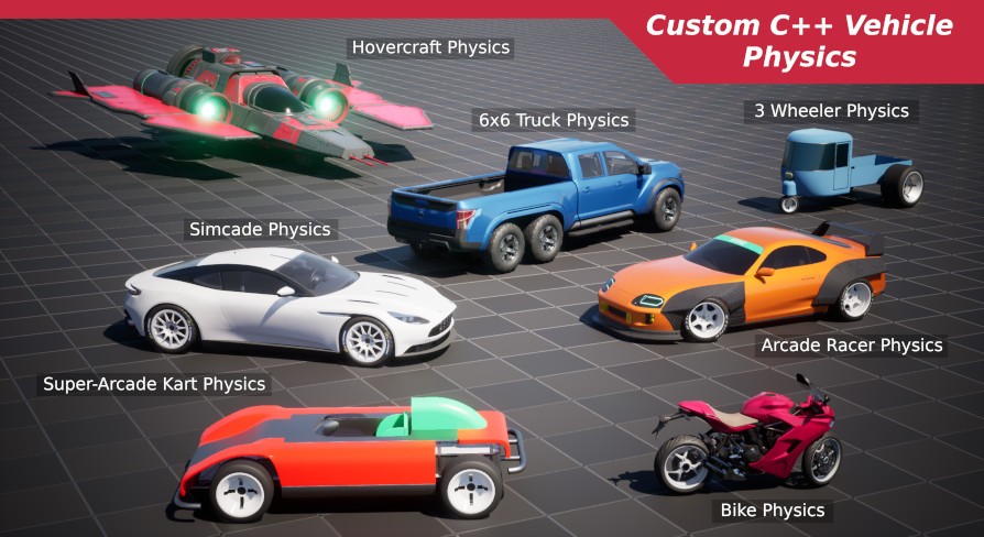 RTune Vehicle Physics v2.0.0 (Plugin) UE5.6