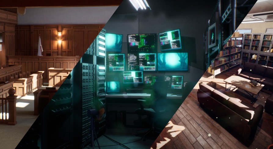 Crime Collection - 3 in 1 (Crime & Noir Related Environments) UE5.0