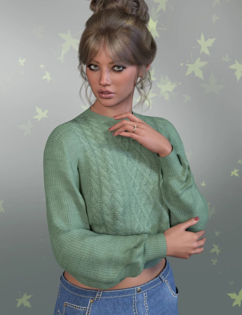 dForce PGWD Fall Sweaters for Genesis 9