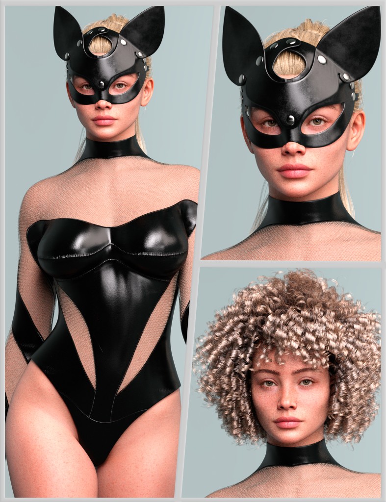Top Model Outfit and Hair for Genesis 9, 8.1, and 8 Female