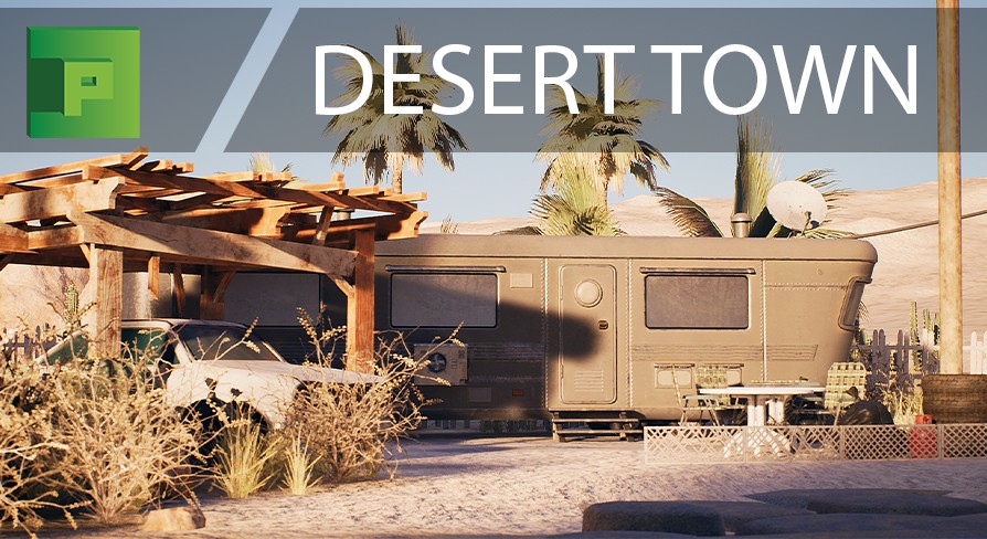 [UE4.14] Desert Town