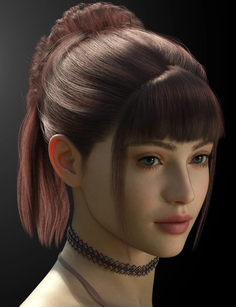 ALO Cleonike Hair for Genesis 9, 8 and 8.1 Females
