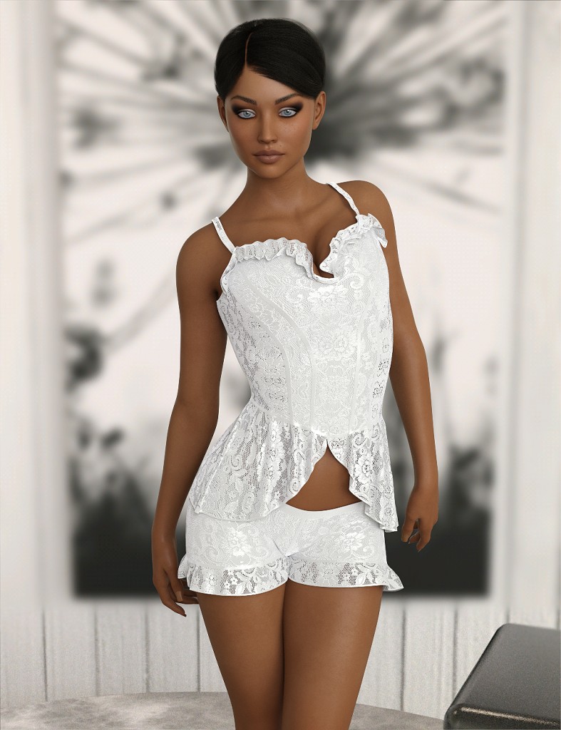 InStyle – JMR dForce Dream Angel DA Corset Set for G8F