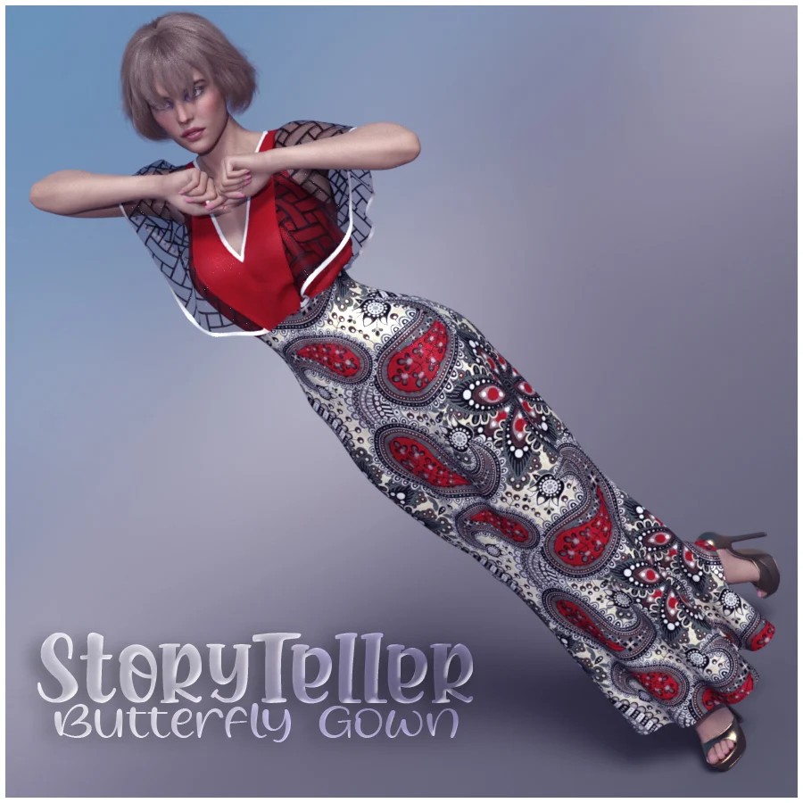 Storyteller Butterfly Gown G8F
