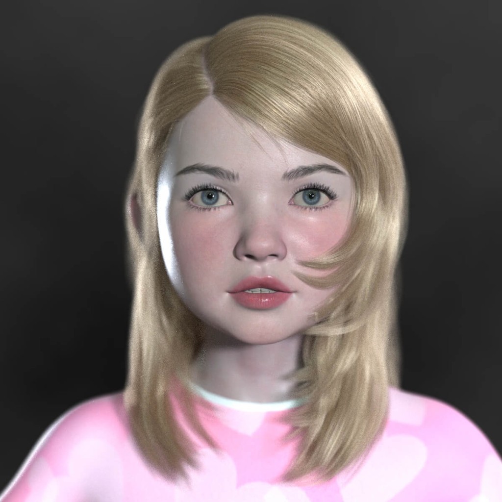 Anica M Morph for Genesis 8 and 8.1