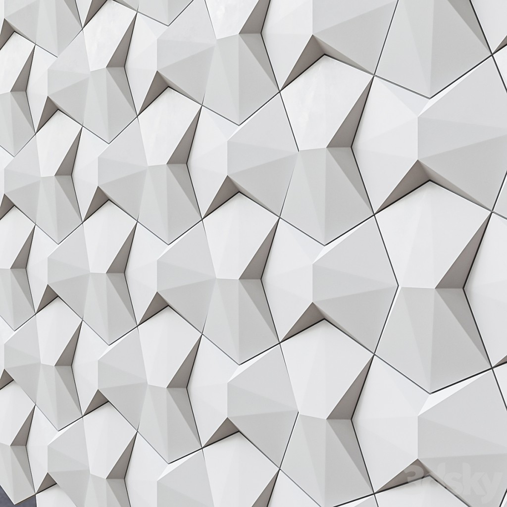 Decorative 3d tiles BLINK