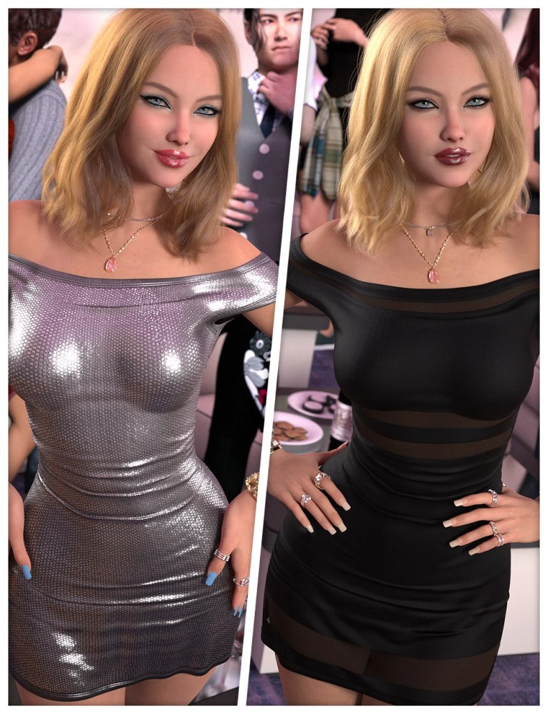 Fashionable Textures for dForce SU Off Shoulder Dress