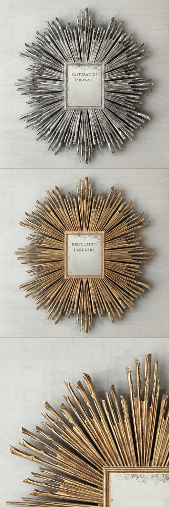RH / 17TH C. SUNBURST MIRROR
