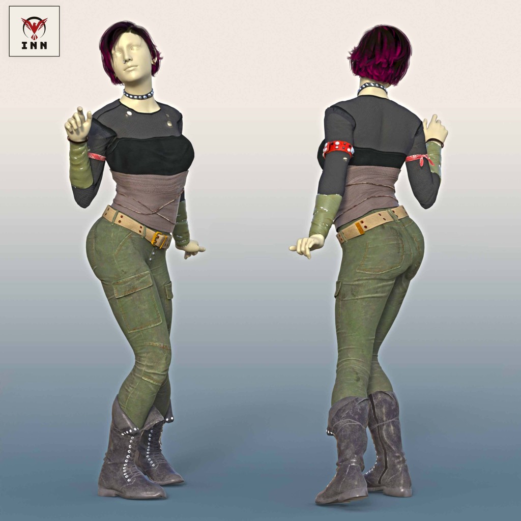 Everyday – Goth Chick for G8F & G9