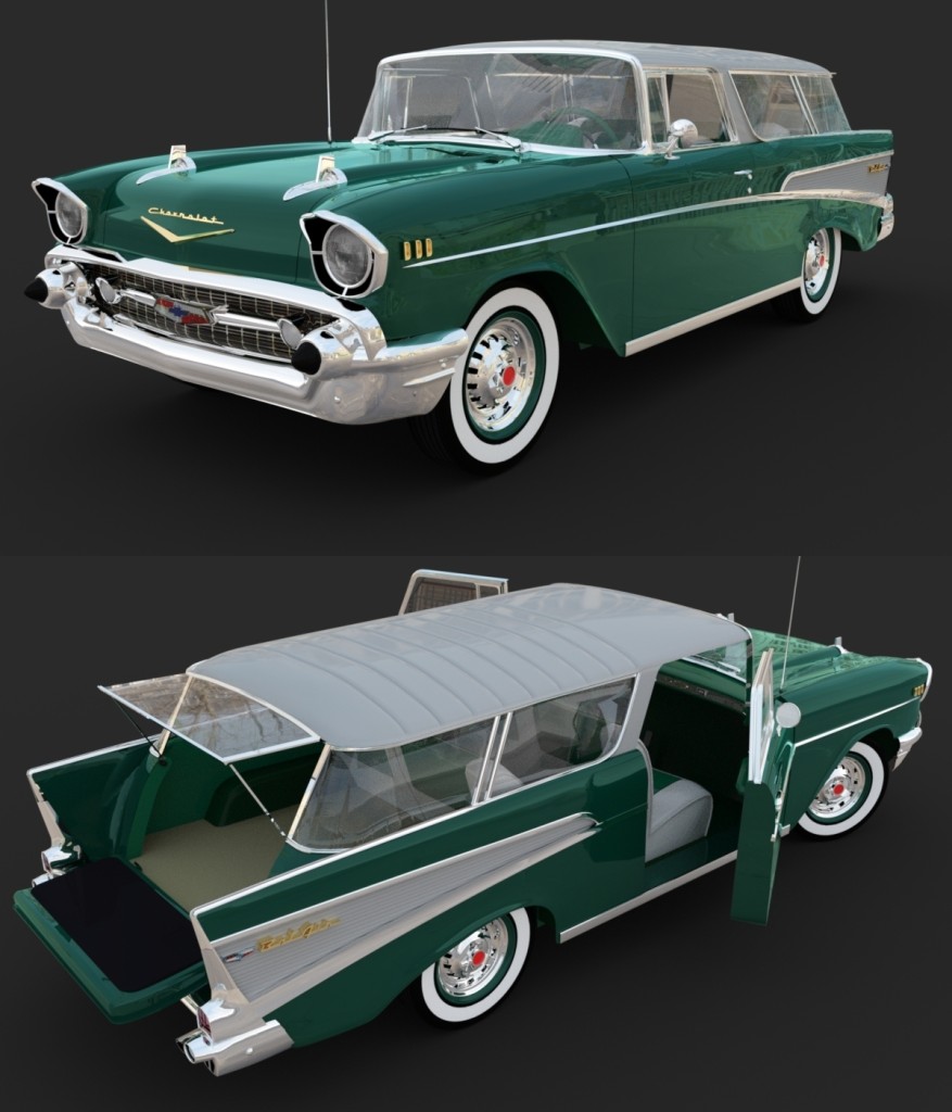 CHEVROLET NOMAD 1957for DAZ Studio