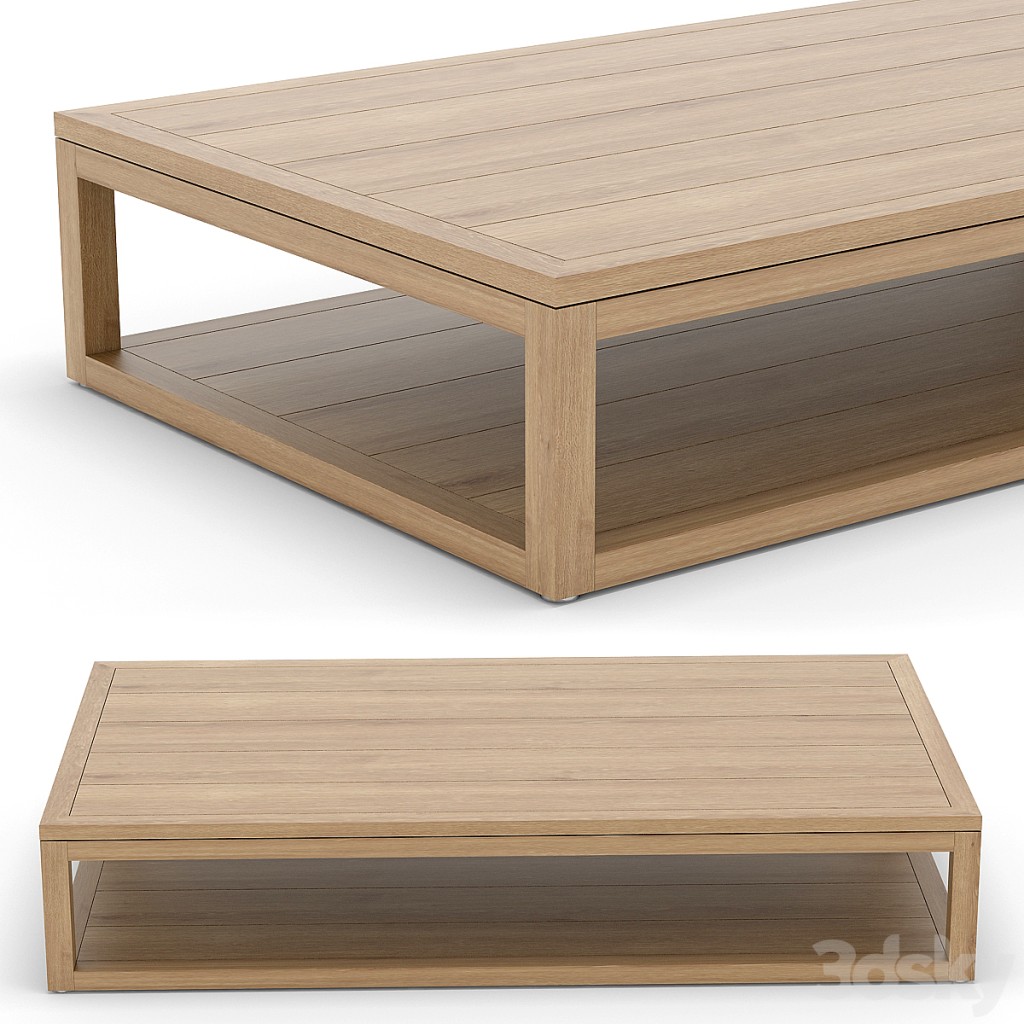 RH Outdoor Capri coffee table