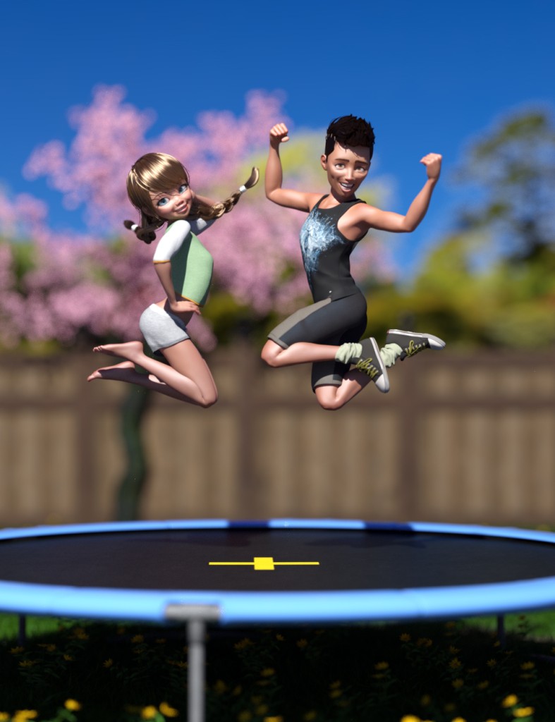 IGD Motion Series: Jump Poses for Genesis 3 and 8