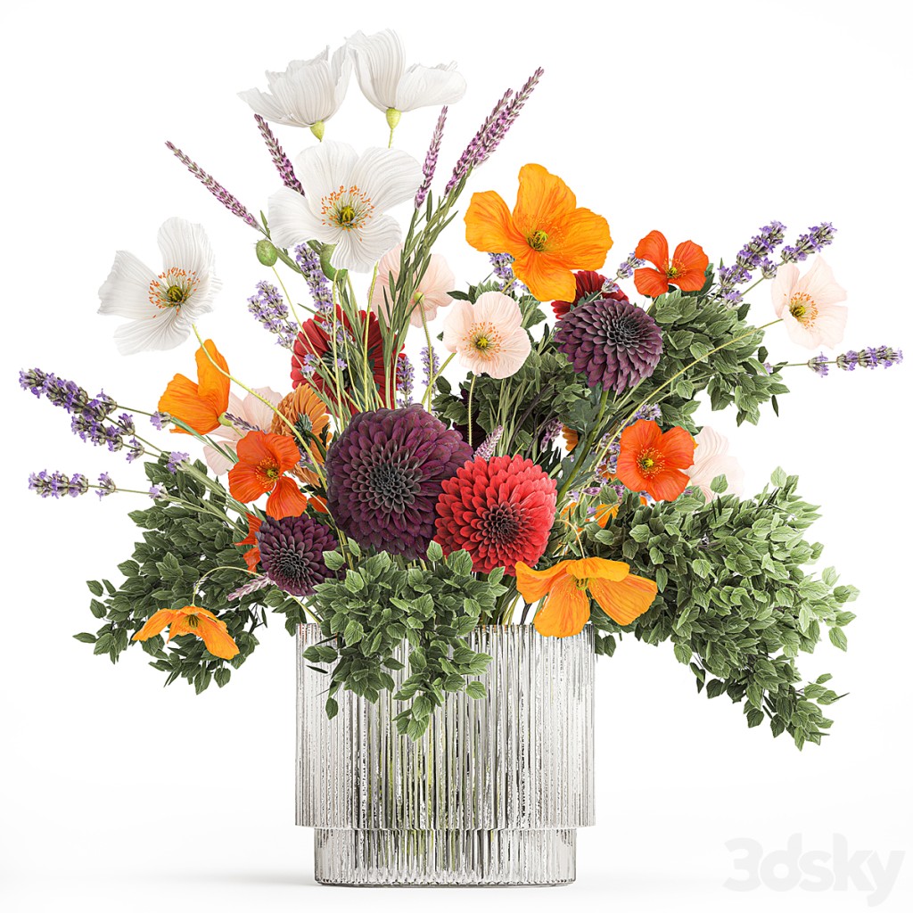Bouquet of flowers. Set 408.