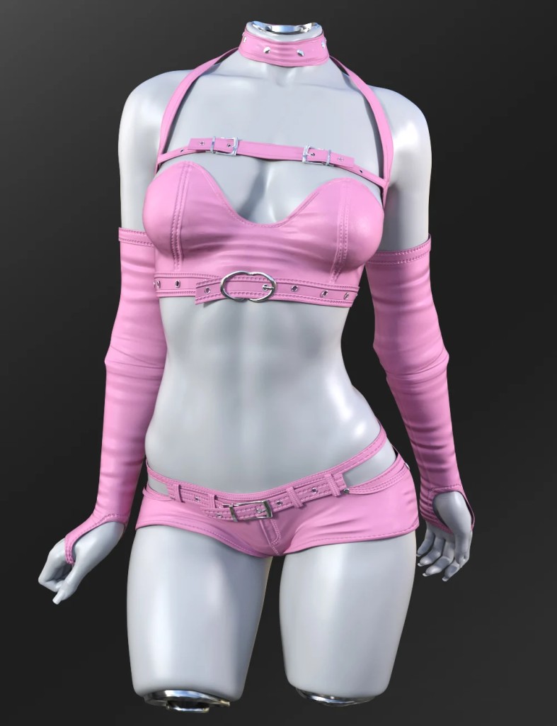 X-Fashion Distraction Outfit for Genesis 9