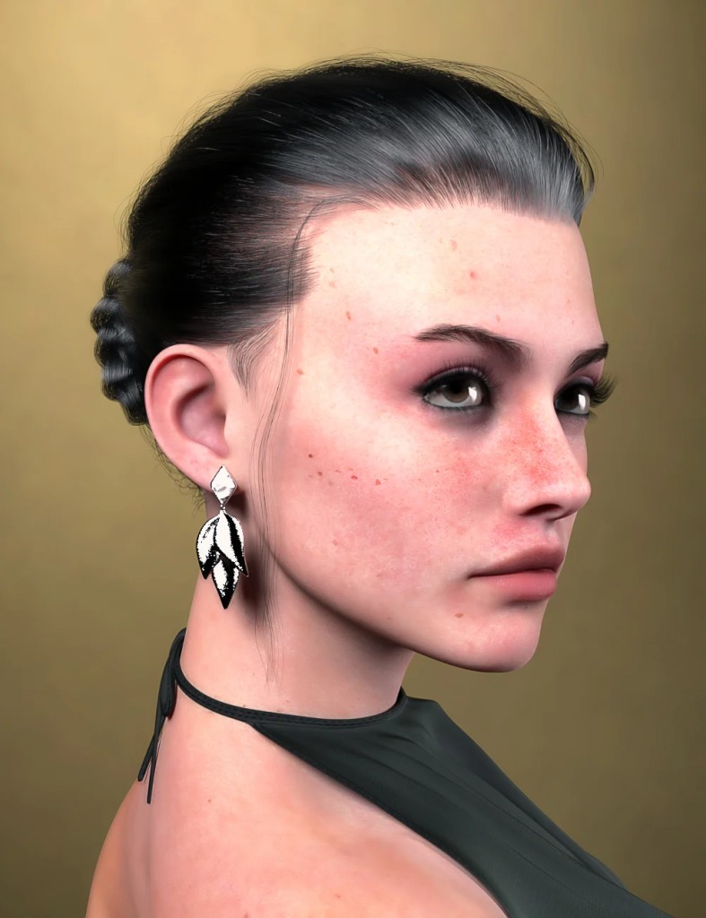dForce CS Rosemary Hair for Genesis 9