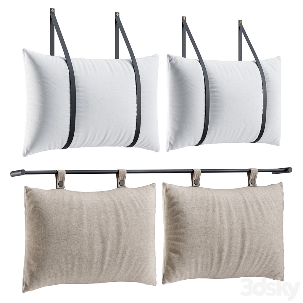 Hanging Pillow Headboard Set 3