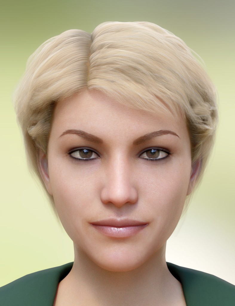 Morena Hair for Genesis 3 and 8
