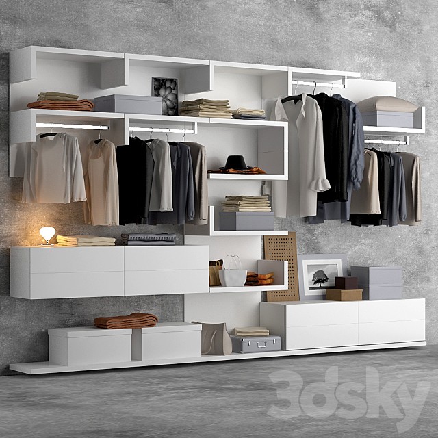 Closet Wardrobe Smart Bianco Alf
