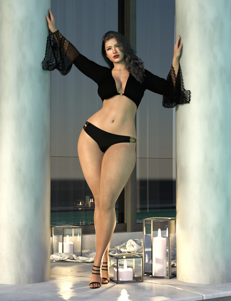 Z Delightful Curves Shape and Pose Mega Set for Genesis 9