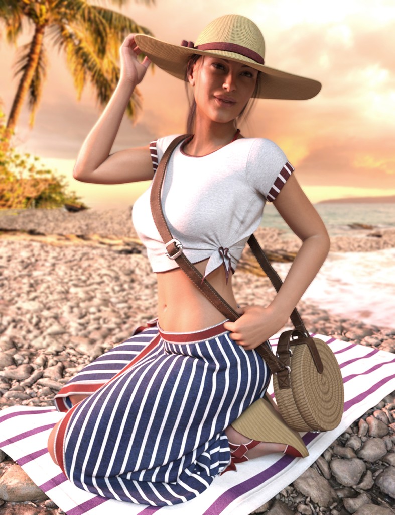 It’s Always Summer Poses And Props For Genesis 8 Females