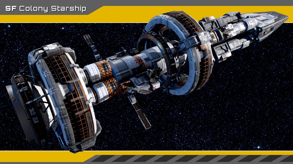 [UE4.26] Spaceship - Colony Mothership