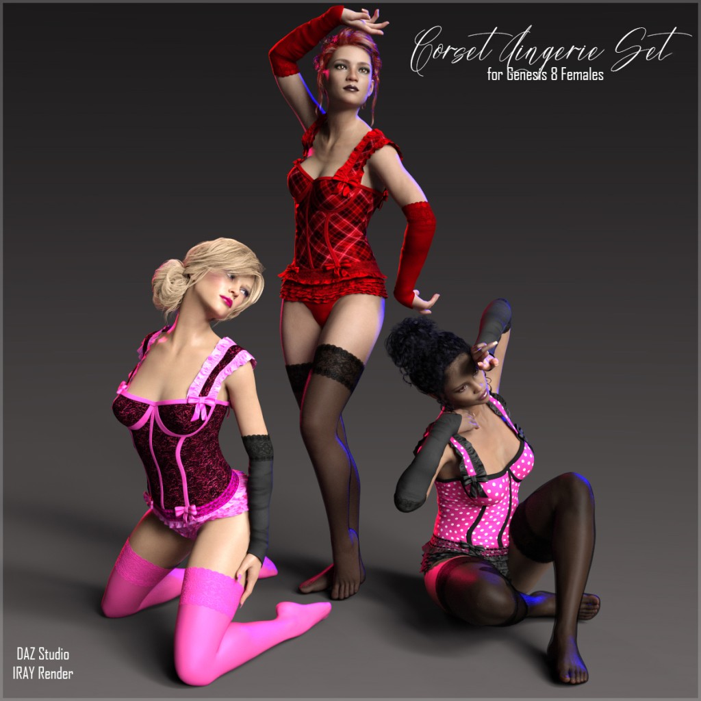 G8F Corset Lingerie Set