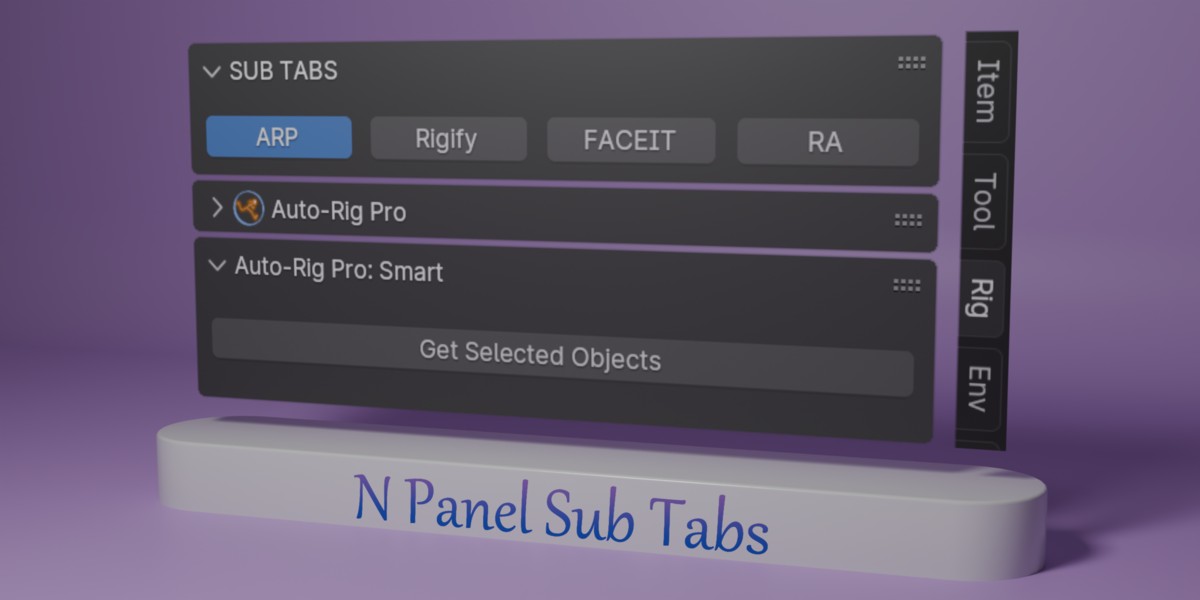 N Panel Sub Tabs