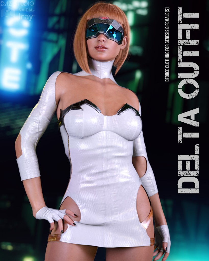 dForce Delta Outfit for Genesis 8 Females