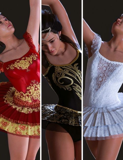 dForce Clara Ballerina Outfit+Textures GF8+8.1