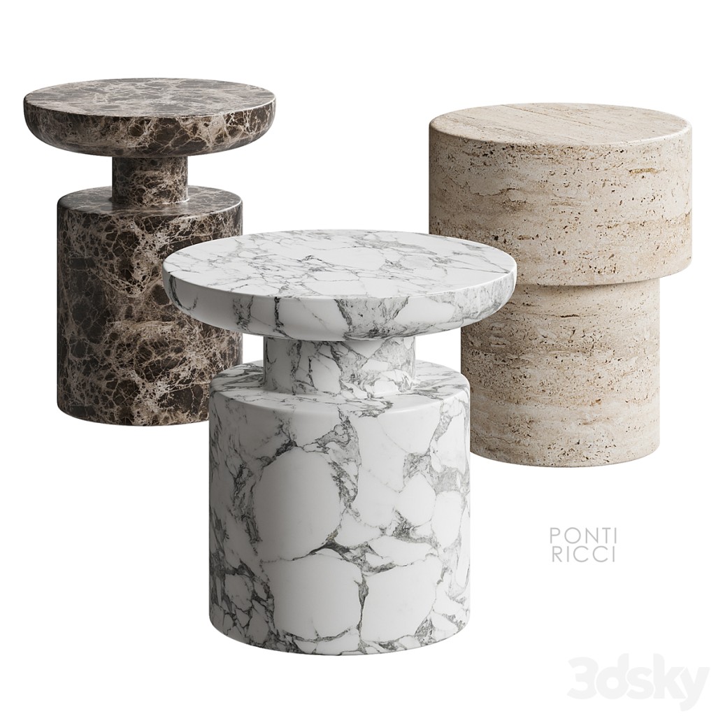 PONTI RICCI side table RH