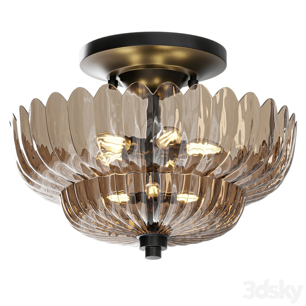 Raveena Semi Flush Mount Ping Lighting