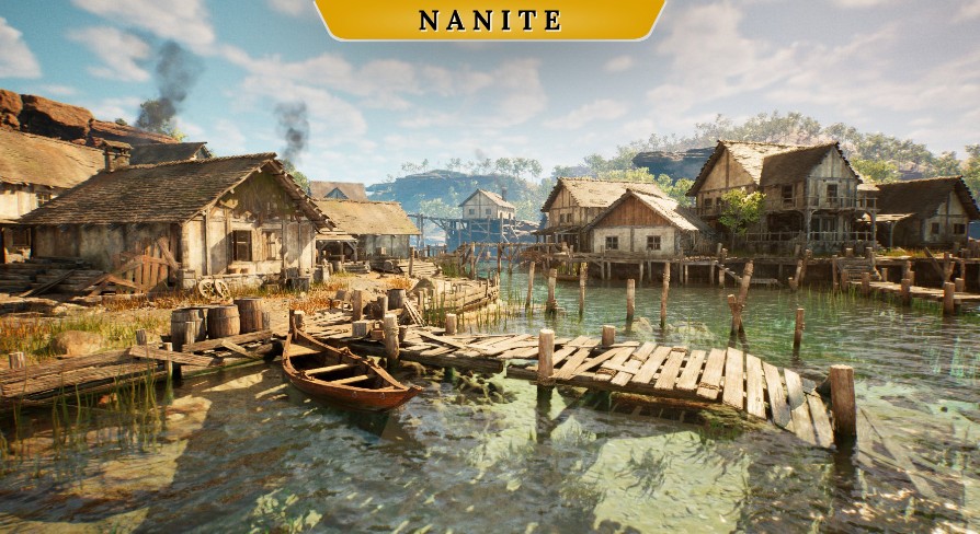Medieval Seaside Village UE5.5