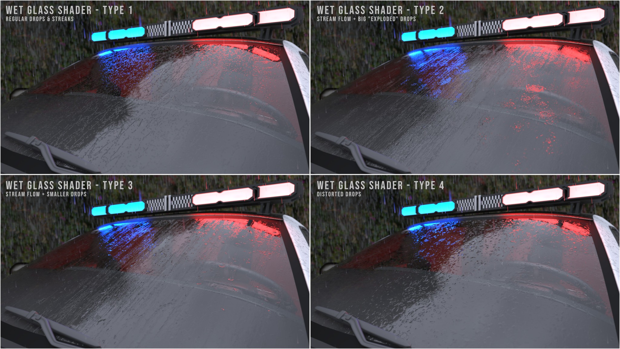 Real Rain Volume, Puddles & Splashes for HDRIs