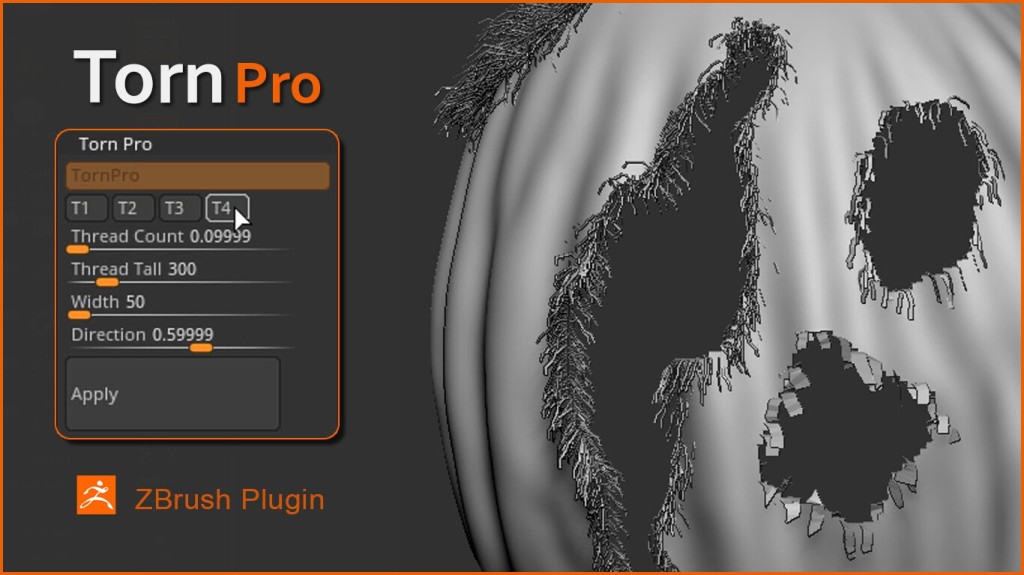 Torn Pro – ZBrush Plugin