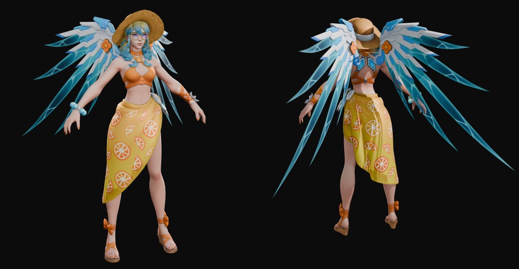 Mercy (Poolside) Premium for Blender 4.x