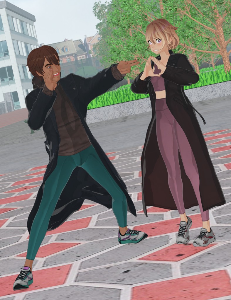 dForce Athleisure Outfit Toon Texture Add-On